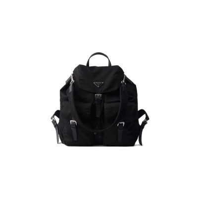 PRADA MEDIUM RE-NYLON BACKPACK WITH POUCH 1BZ811 (32*30*15cm) 